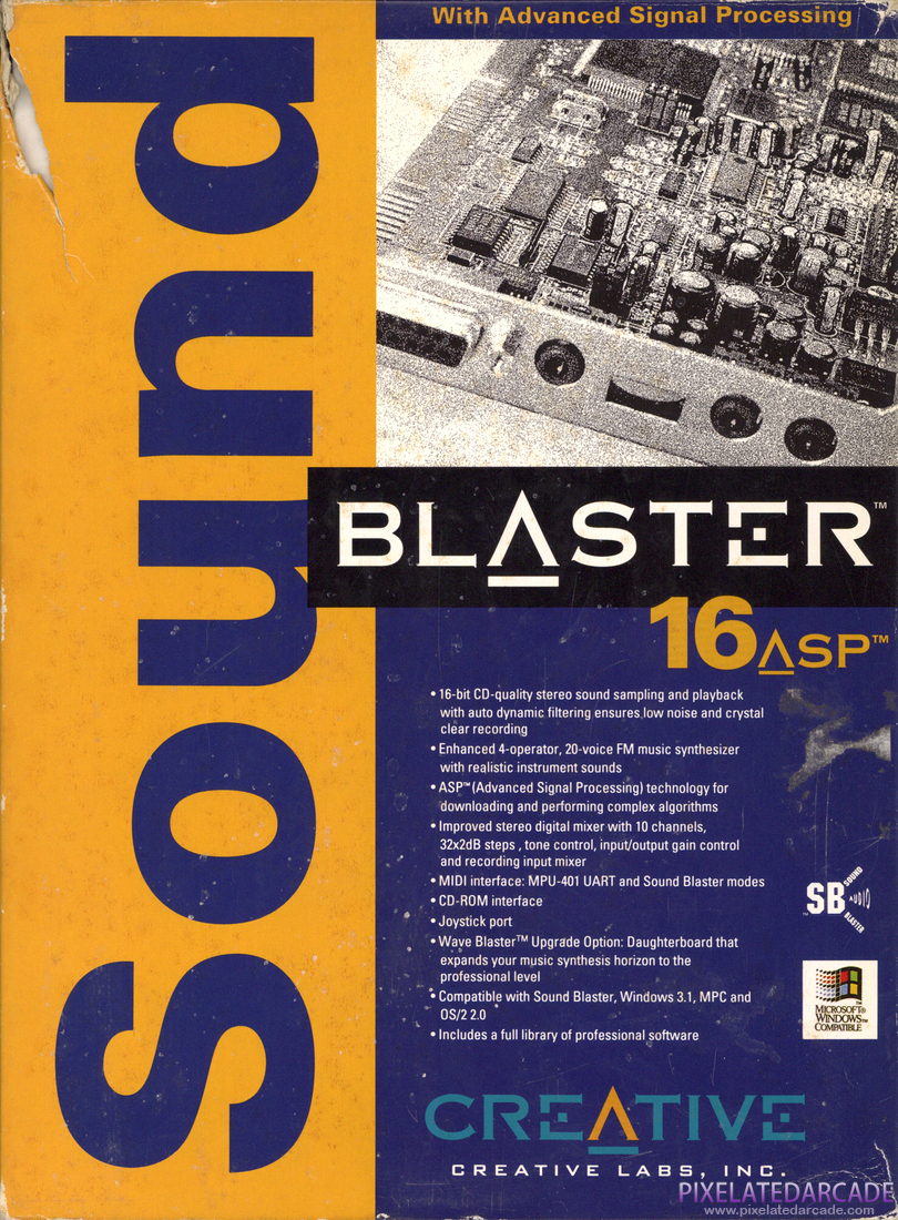 Sound Blaster 16 Photo: Sound Blaster 16 ASP - Box Front