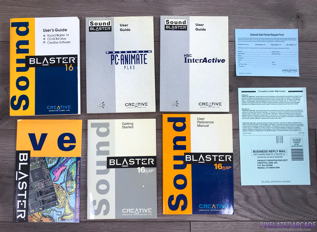 Sound Blaster 16 Photo: Sound Blaster 16 ASP sound card - Documentation