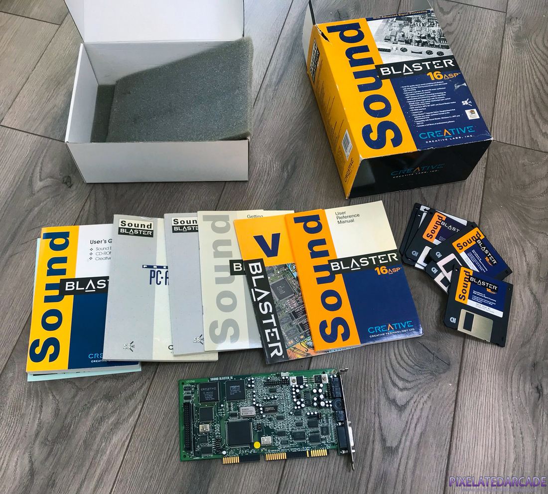 Sound Blaster 16 Photo: Sound Blaster 16 ASP - Box and contents