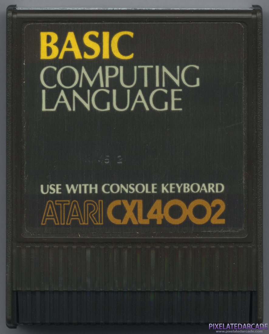 Requires Atari BASIC Photo: Atari Cartridge BASIC - Cartridge Front