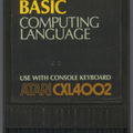 Atari Cartridge BASIC - Cartridge Front