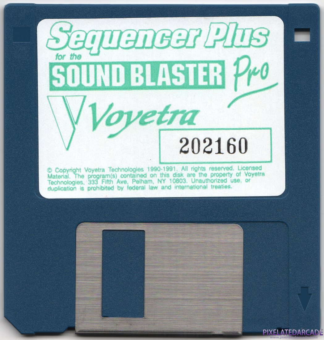 Sound Blaster Pro Photo: Voyetra Sequencer Plus 3.5" disk 1 of 1
