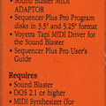 Sound Blaster MIDI Kit - Box left side