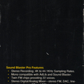 Sound Blaster Pro 1 - Box left side