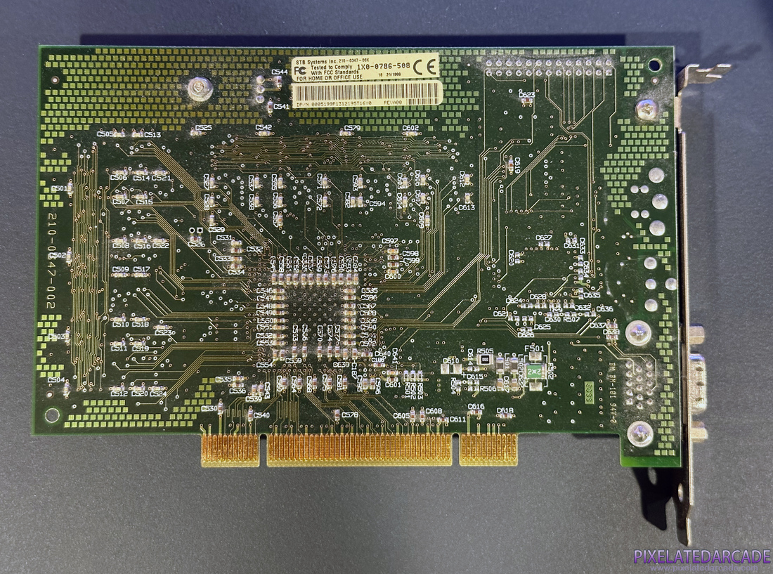 Super VGA (VESA) Photo: STB Systems, Inc. VESA graphics card - Back