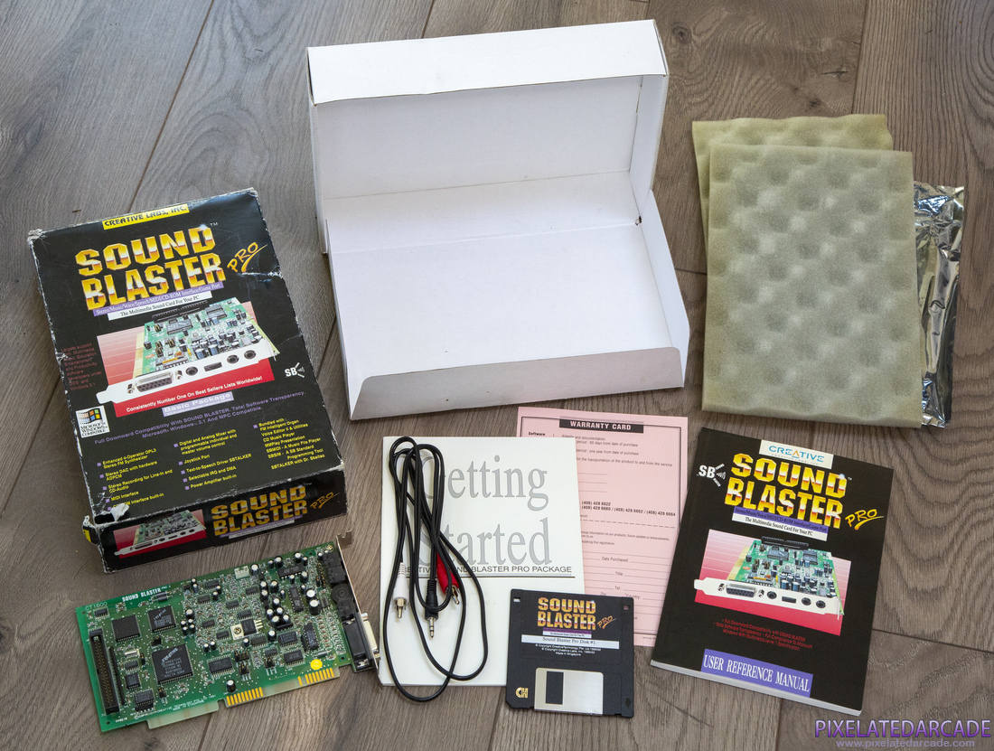 Sound Blaster Pro Photo: Sound Blaster Pro 2 - Box and contents