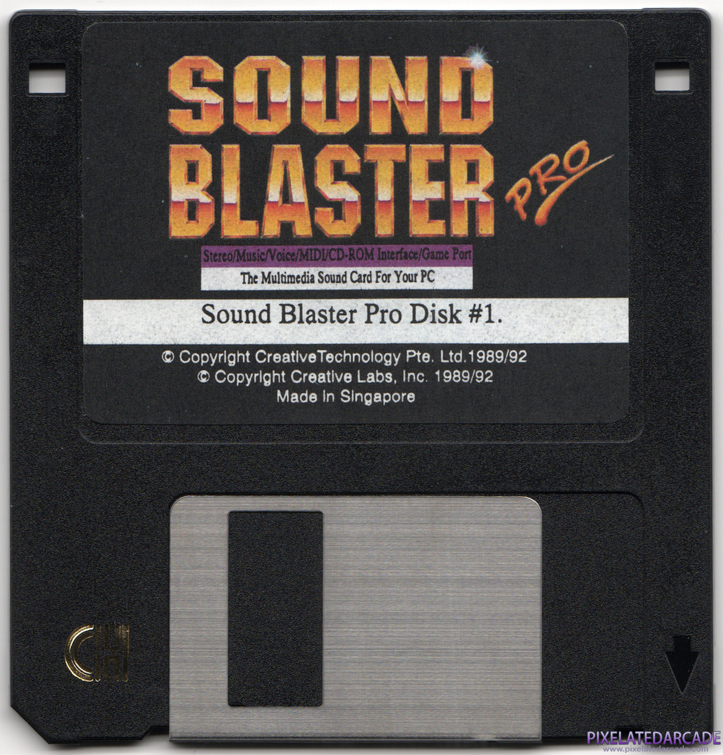 Sound Blaster Pro Photo: Sound Blaster Pro software - 3.5" disk