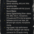 Sound Blaster Pro 2 - Box left side