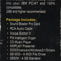 Sound Blaster Pro 2 - Box right side