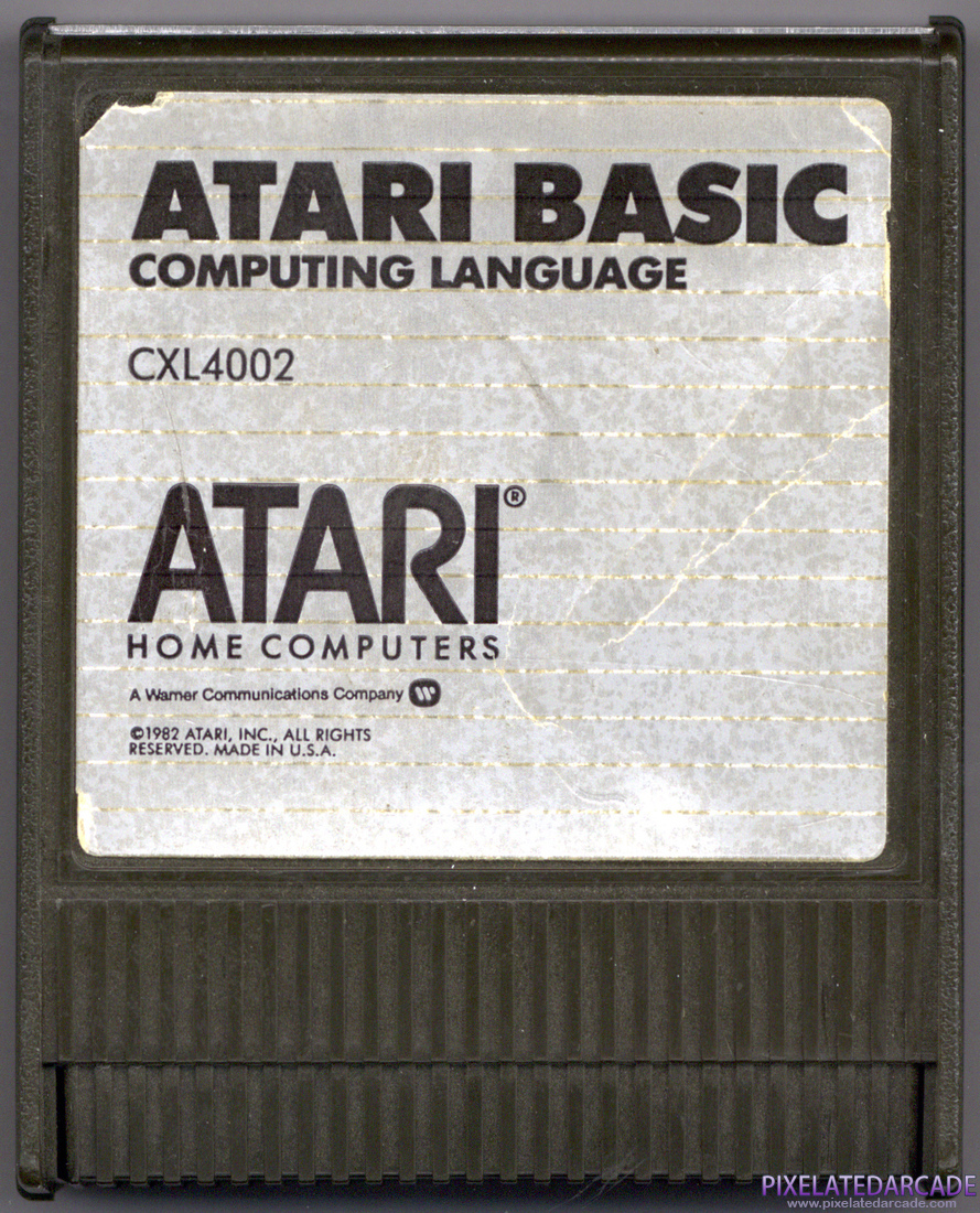 Requires Atari BASIC Photo: Atari BASIC Cartridge - Front
