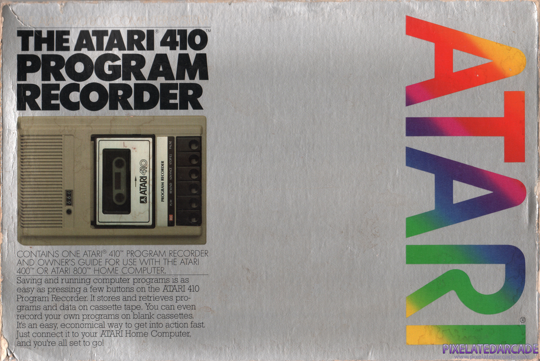Cassette Tape Photo: Atari 410 Program Recorder - Outer Box Front