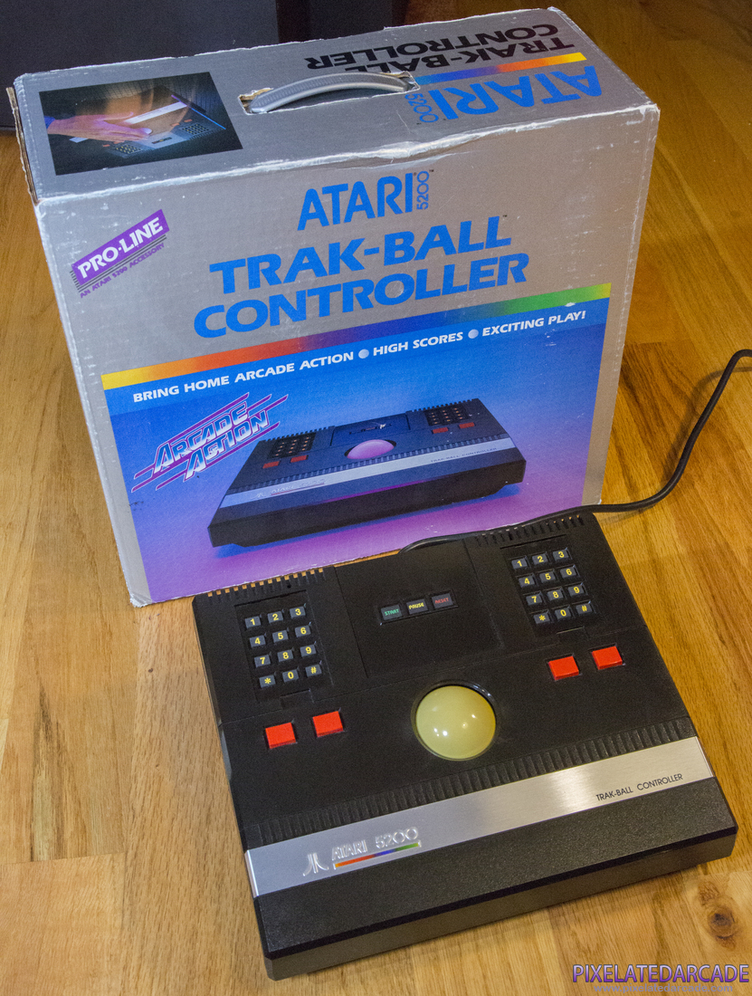 Trak-Ball Controller Photo: Atari 5200 Trak-Ball Controller and box