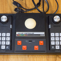 ColecoVision Roller Controller with controllers in storage bay