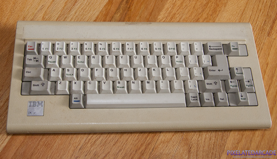 Keyboard Photo: IBM PCjr keyboard