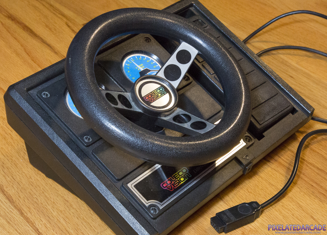 Steering Wheel Photo: ColecoVision Expansion Module #2 (Steering Wheel) - Closeup