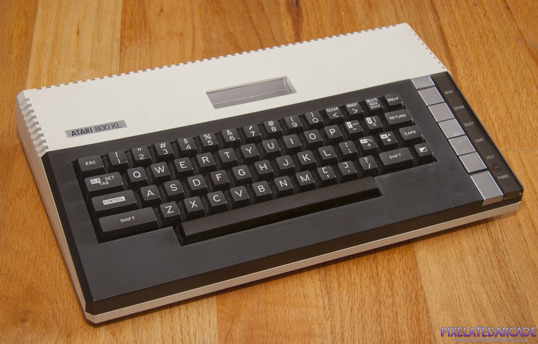 Keyboard Photo: Atari 800 XL computer with built in keyboard