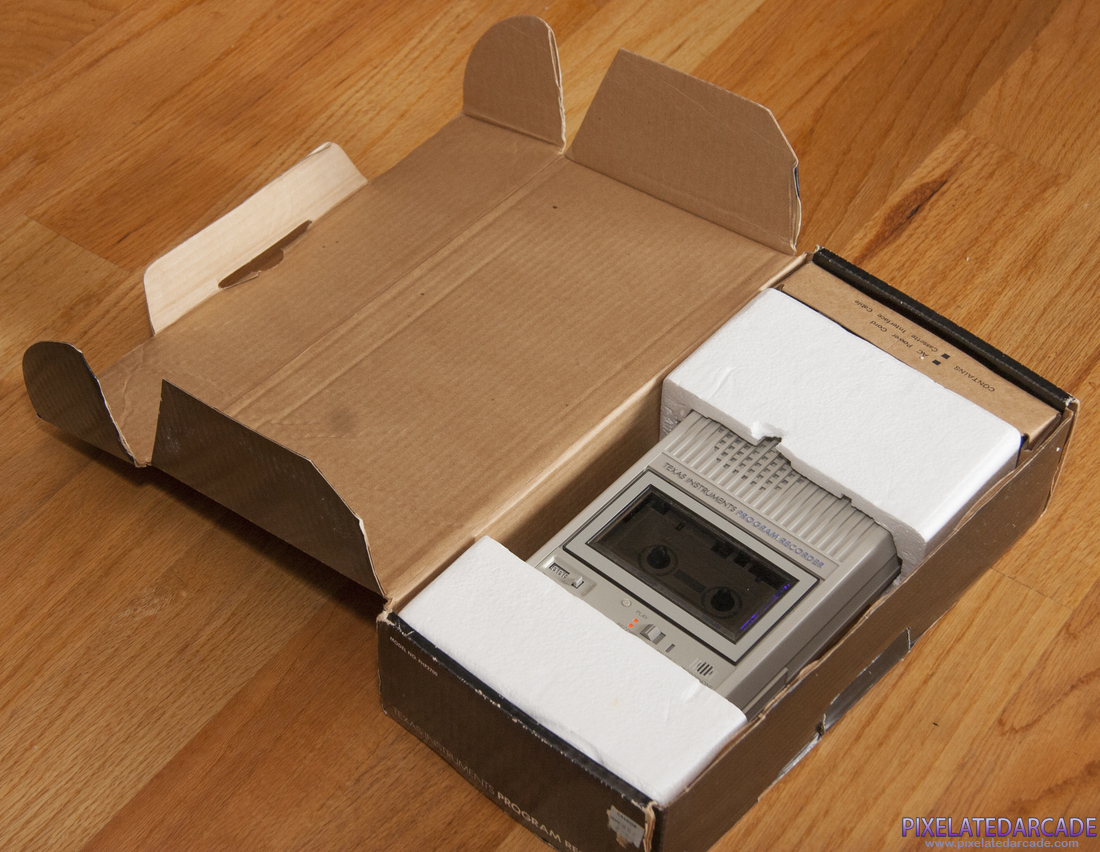 Cassette Tape Photo: Texas Instruments Program Recorder in box