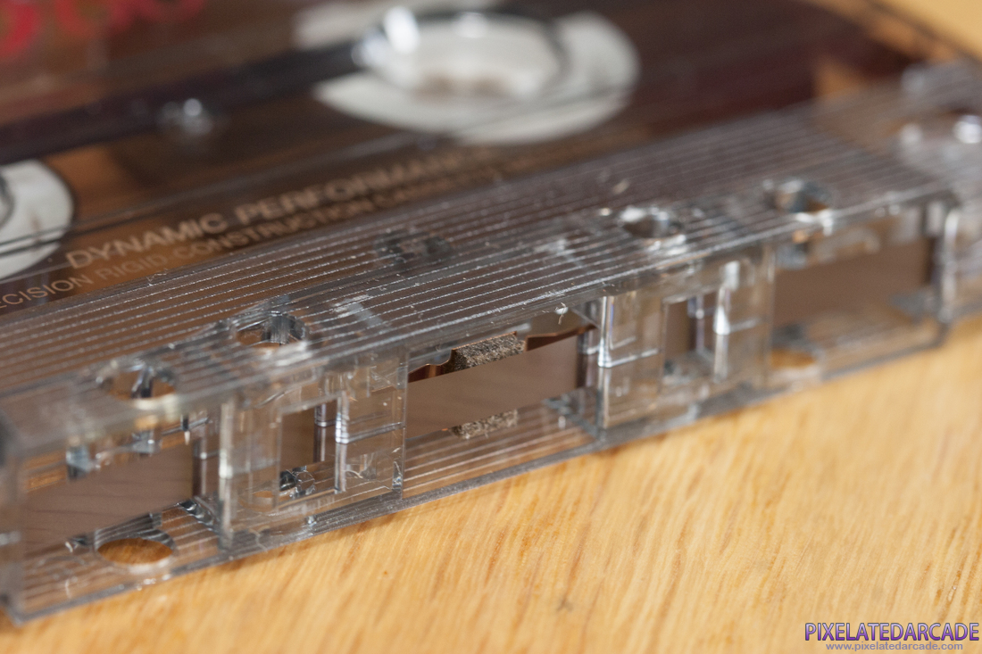 Cassette Tape Photo: TDK blank cassette - Closeup