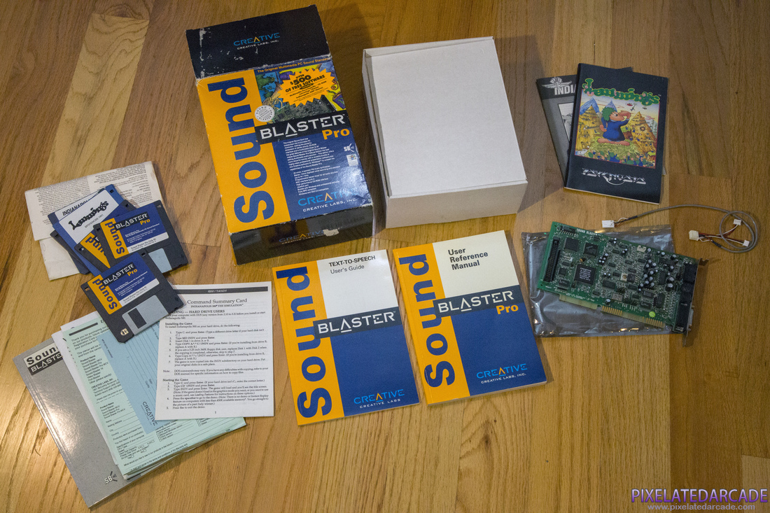 Sound Blaster Pro Photo: Sound Blaster Pro 2 Box and Contents