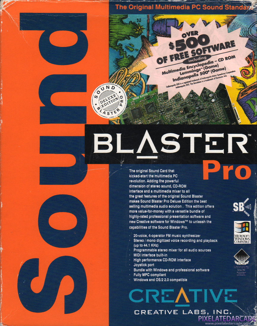 Sound Blaster Pro Photo: Sound Blaster Pro 2 - Box Front