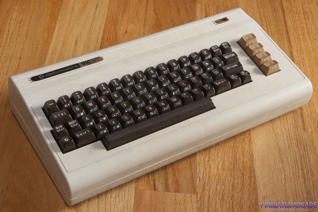Keyboard Photo: Commodore Vic-20 computer with built in keyboard