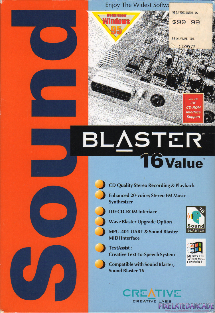 Sound Blaster 16 Photo: Sound Blaster 16 Value - Box Front
