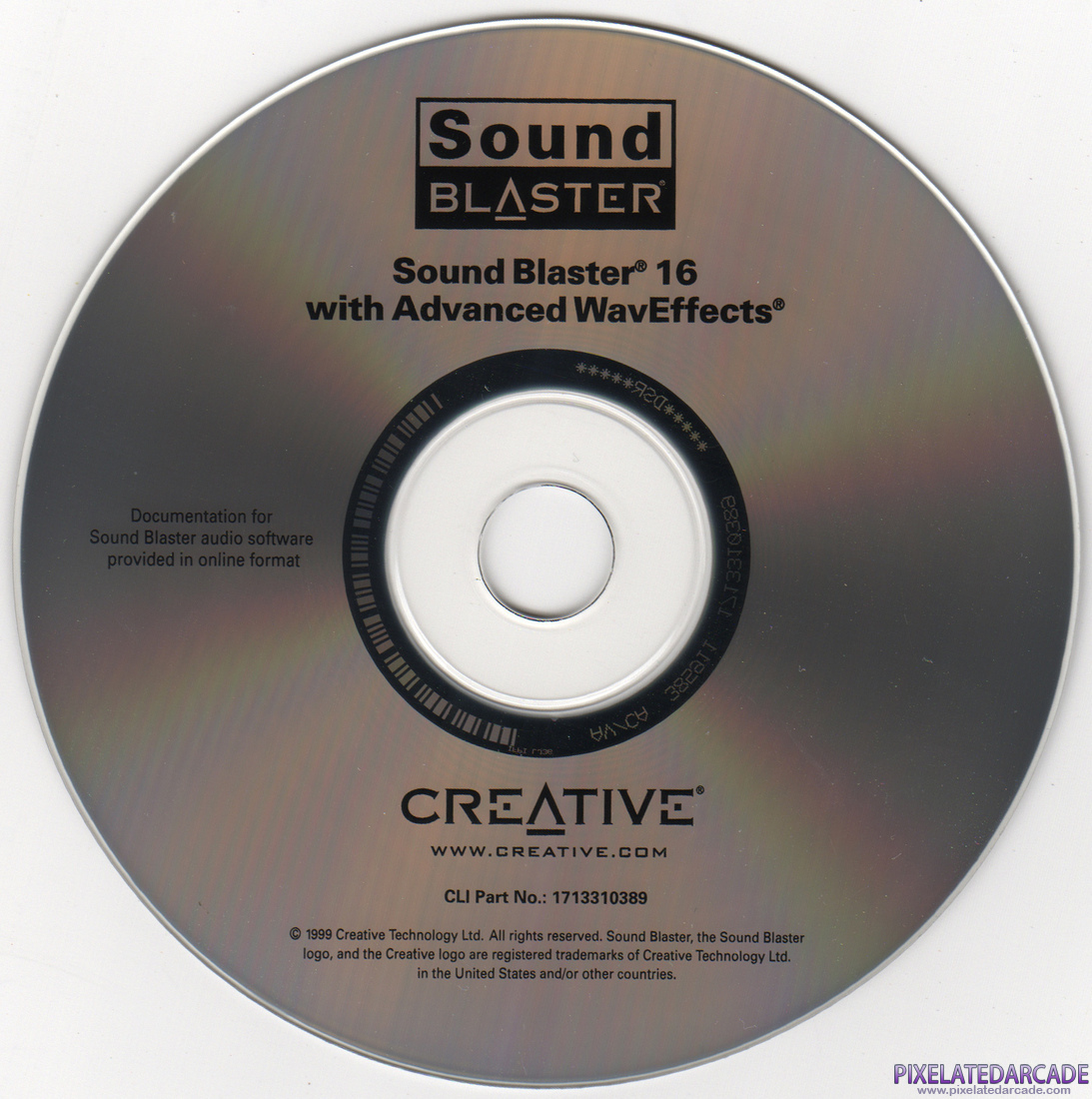Sound Blaster 16 Photo: Sound Blaster 16 WavEffects - Software CD