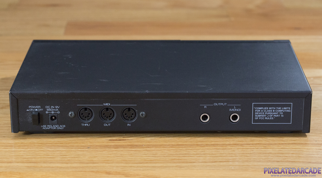 Roland MT-32/LAPC-I Photo: Roland MT-32 sound module - Back