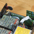 IBM PC with internal speaker visible in upper left