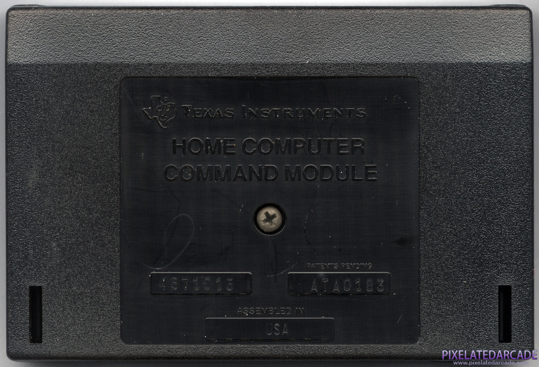 TI Extended BASIC module Photo: TI Extended BASIC module - Cartridge - Back
