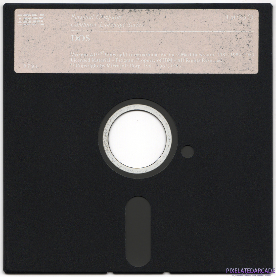 DOS 2.1 Photo: IBM DOS 2.10 - 5.25" disk