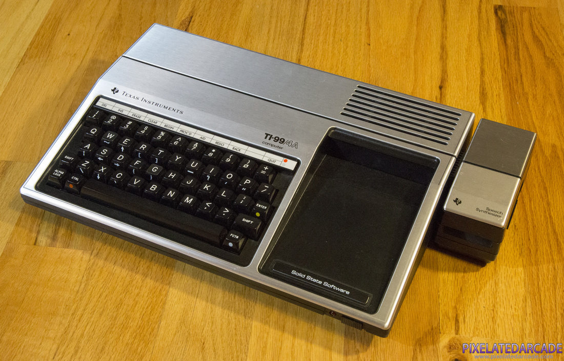 Keyboard Photo: TI-99/4A computer with built in keyboard