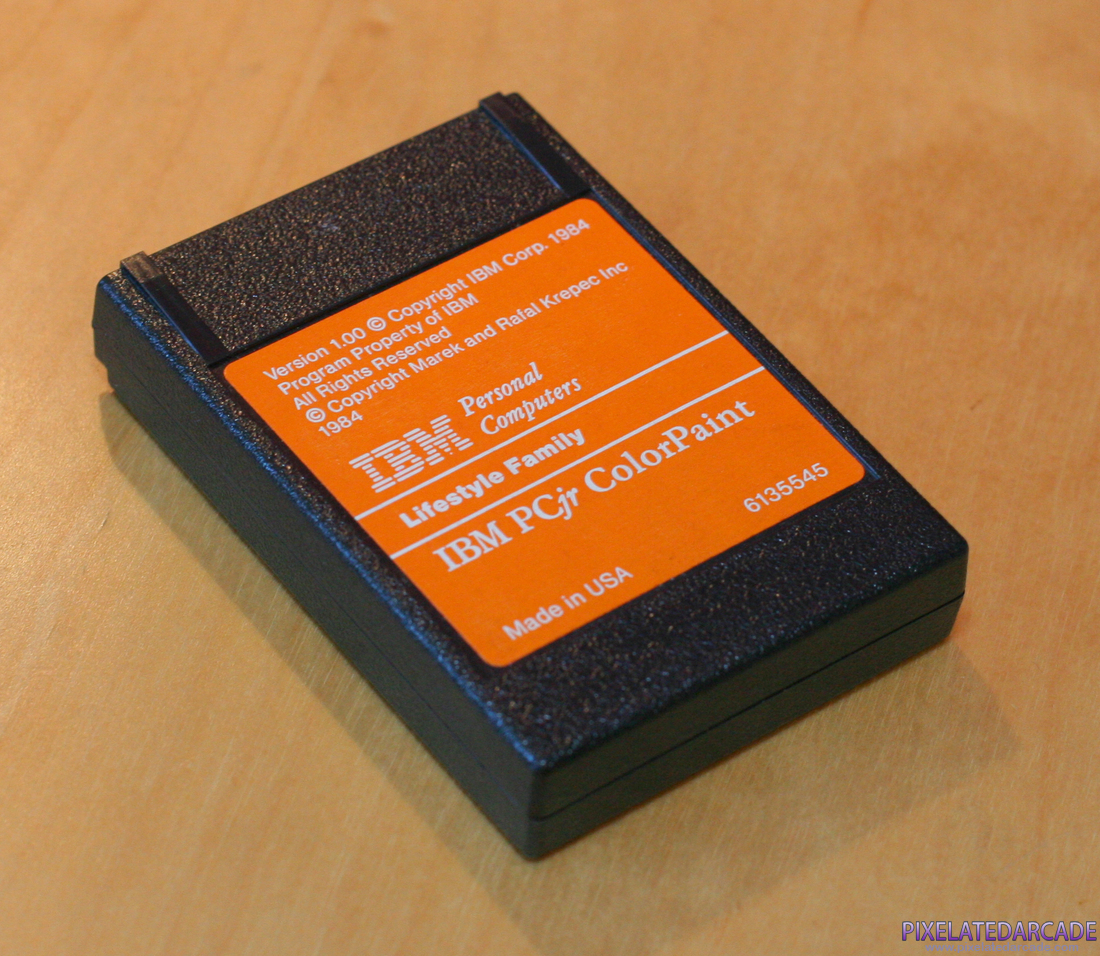 PCjr Cartridge Photo: IBM PCjr Color Paint cartridge