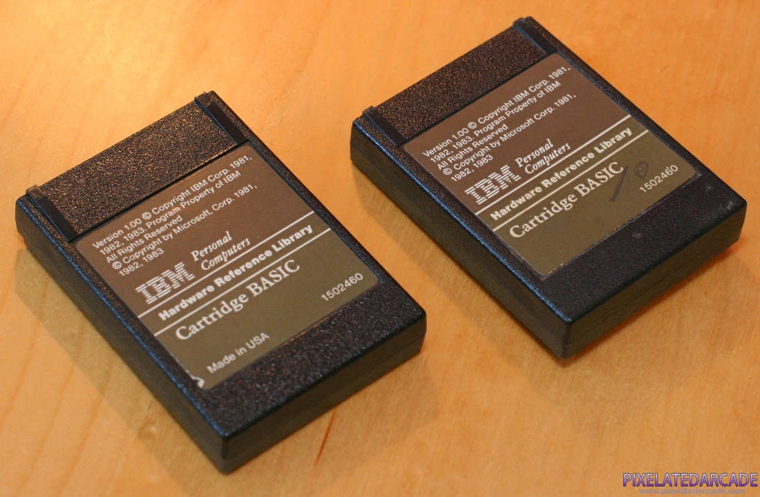PCjr Cartridge Photo: IBM PCjr cartridge BASIC