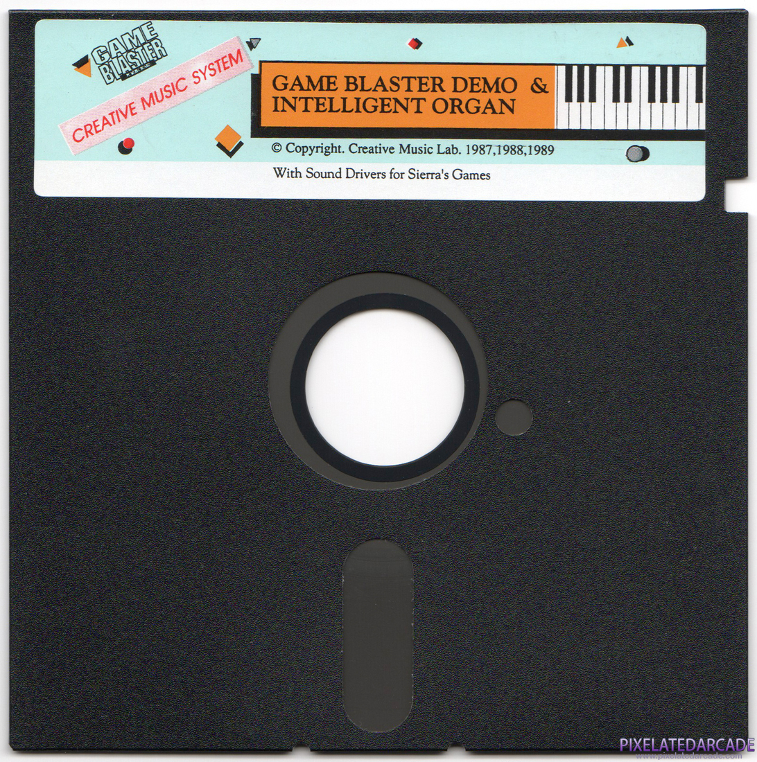 CMS / Game Blaster Photo: GameBlaster software - 5.25" disk