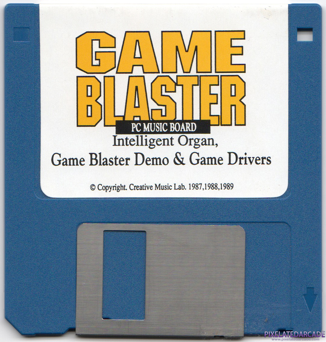 CMS / Game Blaster Photo: GameBlaster software - 3.5" disk