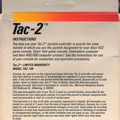 Tac-2 Joystick - Box Back