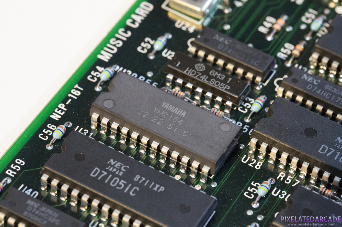 IBM PC Music Feature Card Photo: IBM PC Music Feature Card - Yamaha YM2164 chip