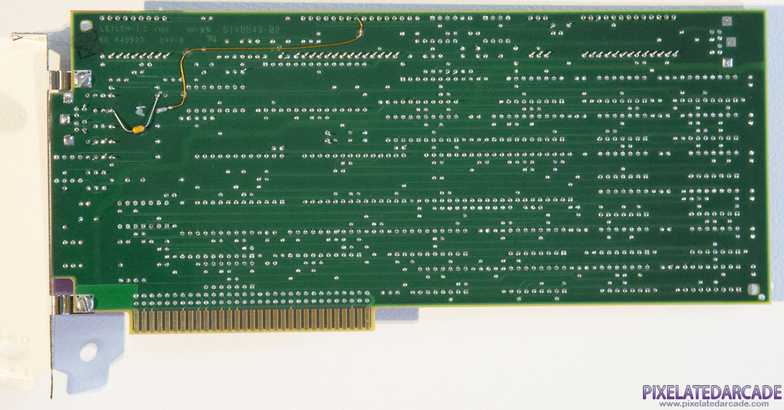 IBM PS/2 Speech Adapter Photo: IBM PS/2 Speech Adapter - card back