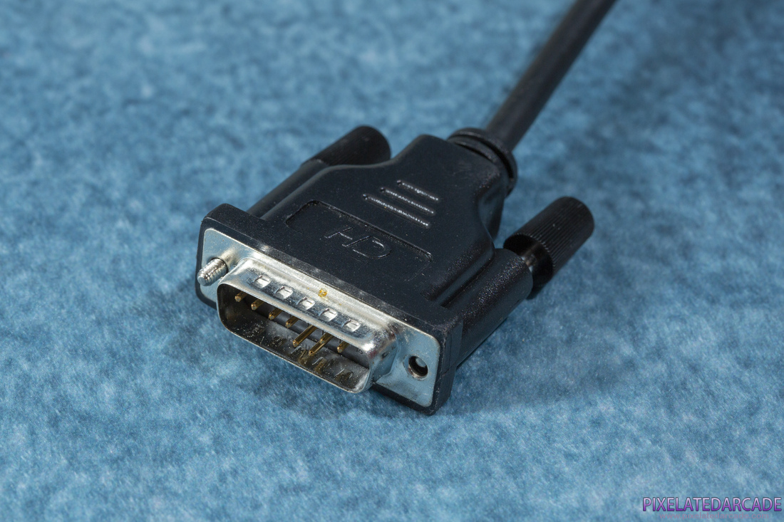 Joystick Photo: CH Products FlightStick - IBM PC version connector
