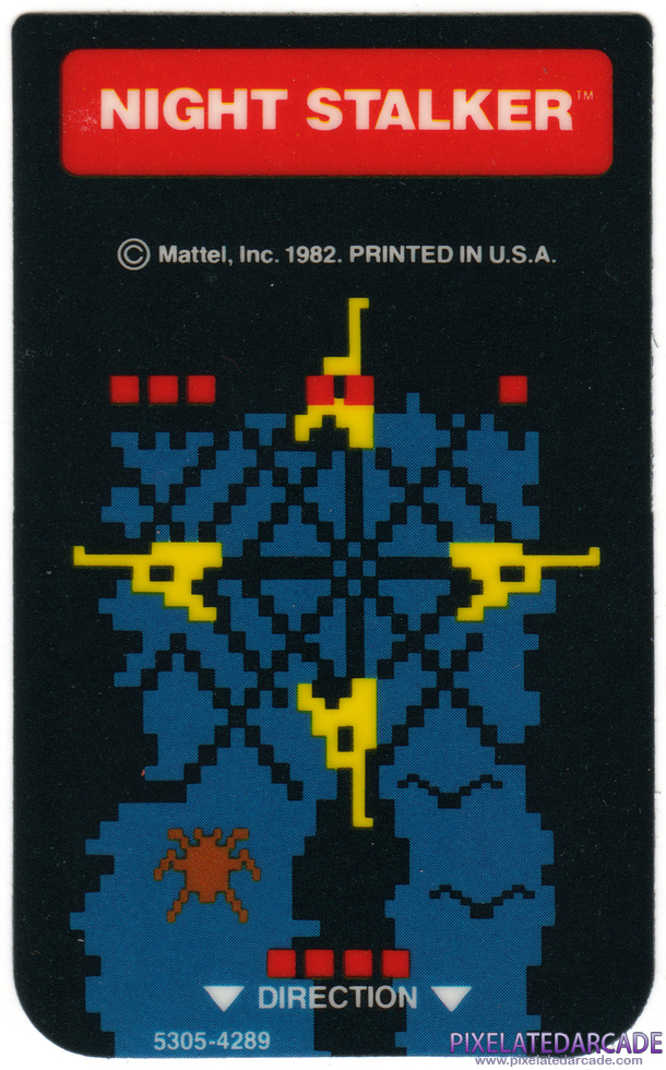 Night Stalker - Intellivision Overlay front