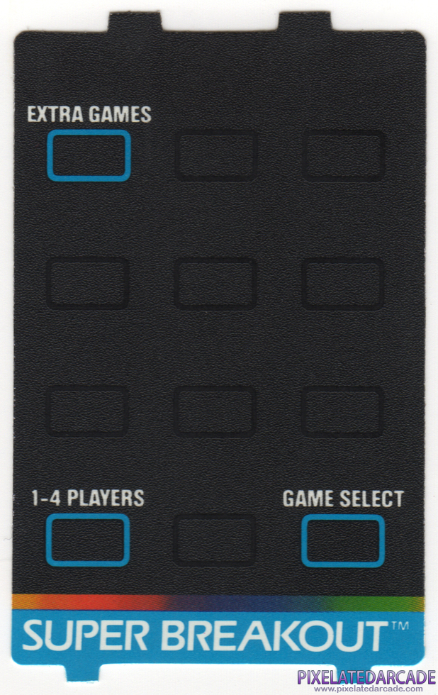 Super Breakout - Atari 5200 Overlay front