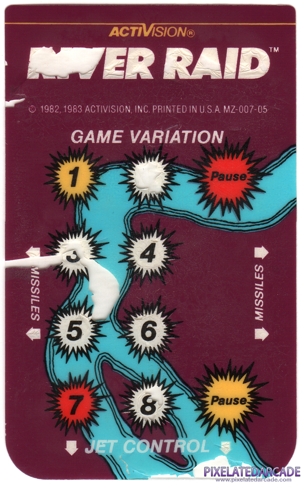 River Raid - Intellivision Overlay front