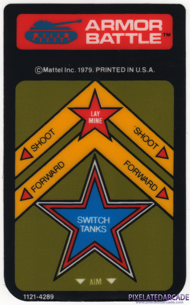 Armor Battle - Intellivision Overlay front