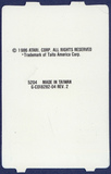 Space Invaders - Atari 5200 Overlay back scan