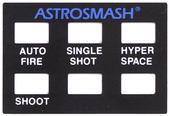 Astrosmash - Mattel Aquarius Overlay front scan
