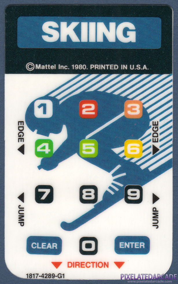 US Ski Team Skiing - Intellivision Overlay front