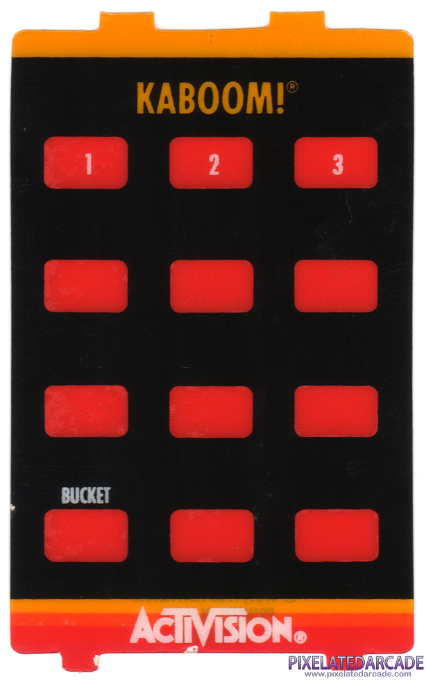 Kaboom! - Atari 5200 Overlay front