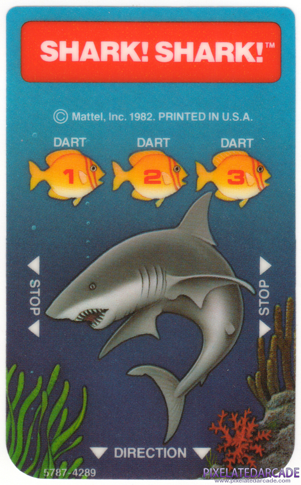 Shark! Shark! - Intellivision Overlay front