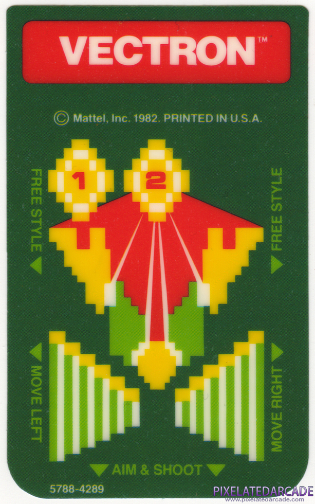 Vectron - Intellivision Overlay front